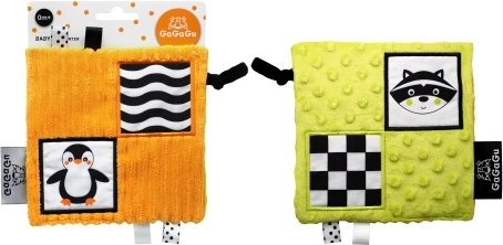 Pătură senzorială pentru bebeluși pinguin și raton Gagagu