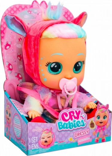 Păpușa Cry Babies Dressy Fantasy Hannah