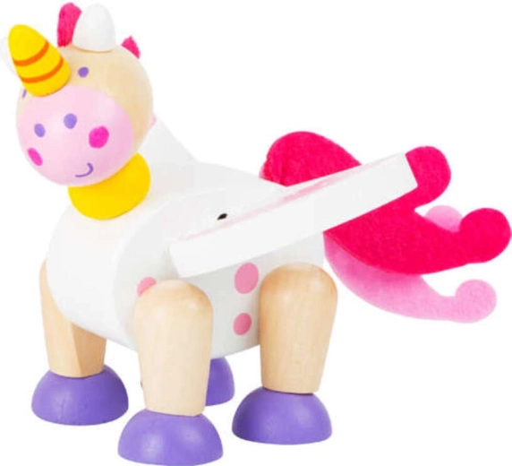 Small Foot figurină din lemn unicorn Luna 8 cm