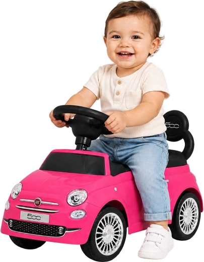 Spațiu de depozitare sub șezut și design licențiat Fiat 500