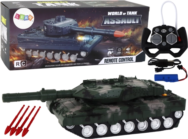 Tanc verde RC