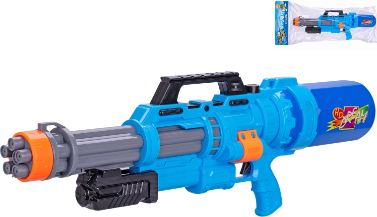 Pistol cu apă albastru cu pompă 68 cm