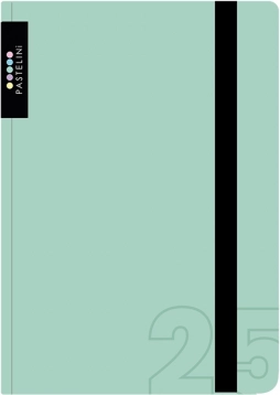 Agenda săptămânală A6 2025 Pastelini verde