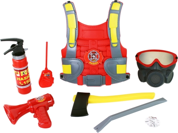 Set de pompier cu accesorii pentru copii