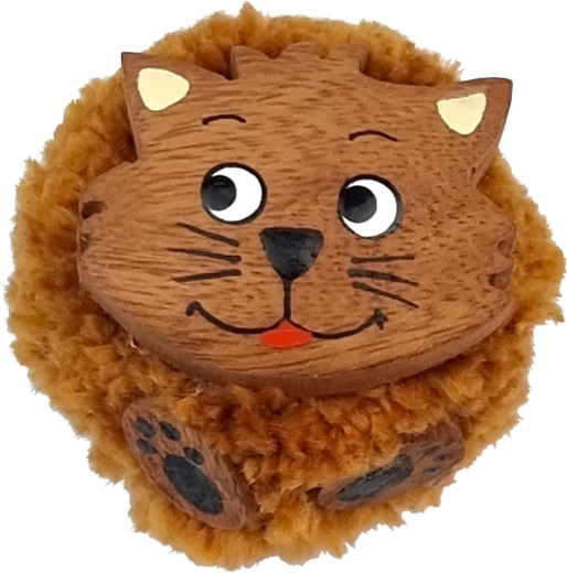 2Kids Toys magnet din lemn cu puf – pisică