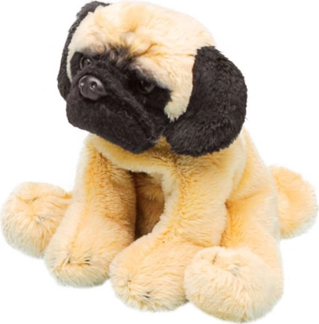 Câine de pluș Mops premium