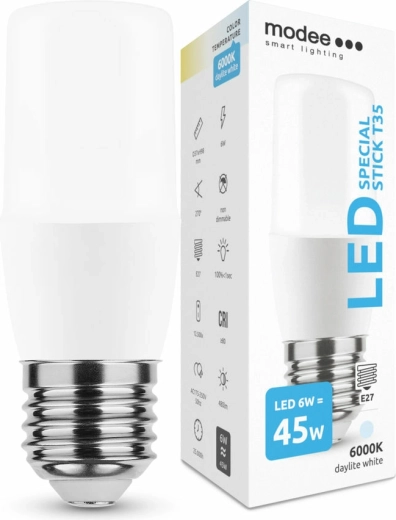 Modee Smart Lighting Bec LED T35 E27 6 W alb rece