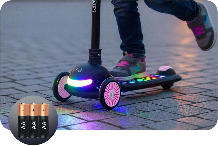 Spectacol de lumini: până la 6 moduri LED în platformă