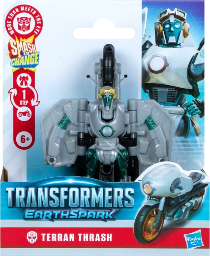 Transformers Earthspark Terran Thrash – figurină cu transformare rapidă