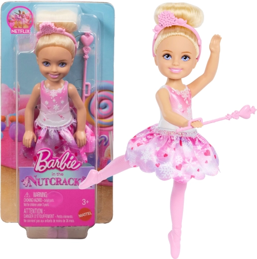 Barbie Chelsea balerină zână a zăpezii (Spărgătorul de nuci) - 1 bucată