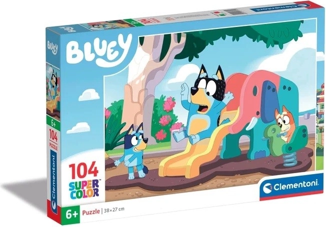 puzzle 104 piese bluey