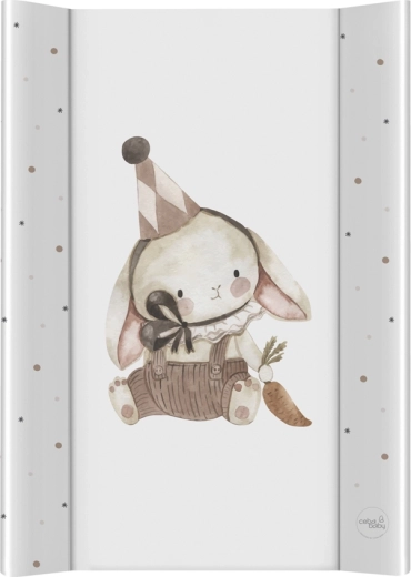 Ceba Baby saltea de înfășat ultra ușoară cu placă rigidă 50 × 70 cm Clown Bunny