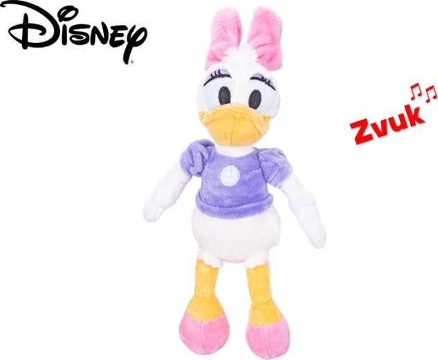 Rățușcă din pluș DISNEY Daisy cu sunete 27,5 cm