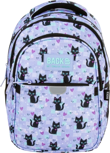 Rucsac cu 3 compartimente și spate ergonomic