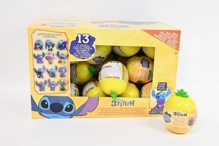 Figurină Stitch în capsulă de ananas (model aleatoriu)