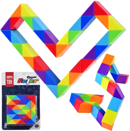 Șarpe magic – puzzle flexibil cu articulații - 1 bucată