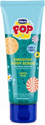 Chicco Pop peeling corporal pentru copii și adolescenți, vanilie 150 ml