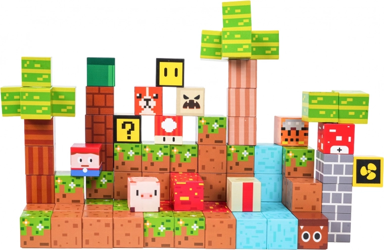 Aspect creativ tip pixel și culori variate