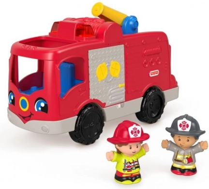 Mașină de pompieri LITTLE PEOPLE pentru micii exploratori