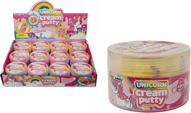 Pastă de modelaj unicorn - set creativ - 1 bucată