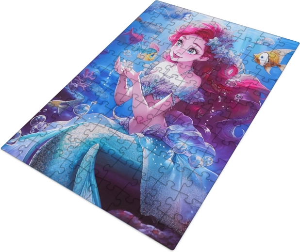 Puzzle pentru copii cu sirenă, 100 de piese