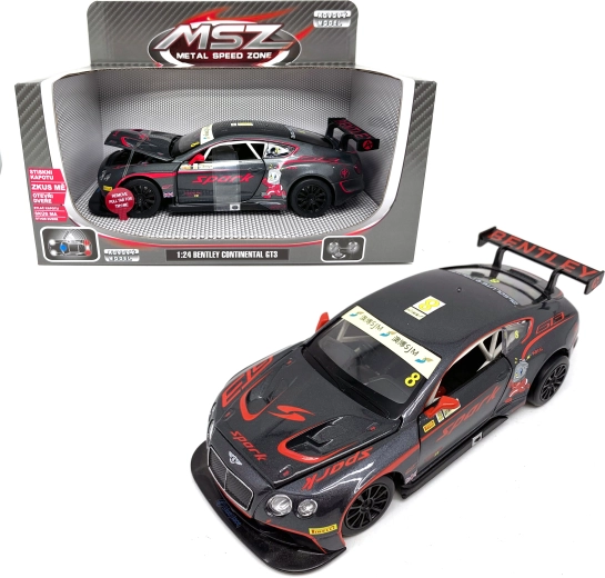 Model metalic Bentley Continental GT3 Concept 1:24 cu lumini și sunete