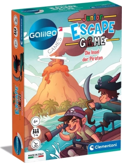 Clementoni Galileo escape game junior: Insula piraților - 1 bucată