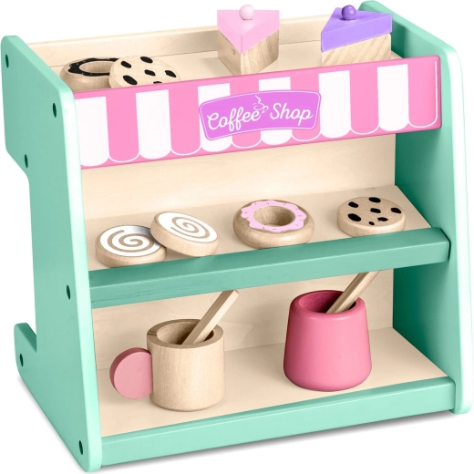 Cofetărie cu bunătăți expuse