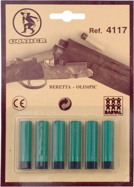 Cartușe din plastic Gonher pentru pușcă (6 buc.)