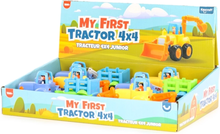 Tractor 4x4 Junior cu platformă sau cu încărcător – My First Farm Vehicle