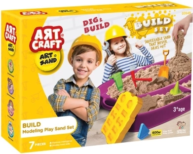 ART CRAFT set de construcție cu nisip kinetic 600 g