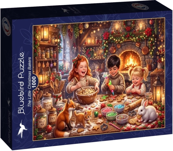 Puzzle BLUEBIRD Micii cofetari de Crăciun, 1000 de piese