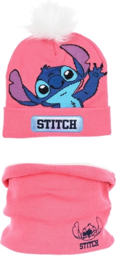 Set căciulă și guler tubular Lilo și Stitch