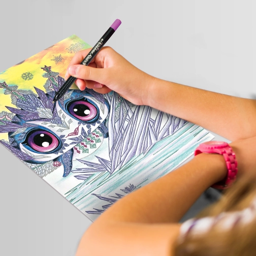 Ilustrații detaliate, plăcute de colorat