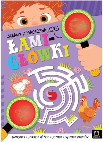 Jocuri cu lupa magică: puzzle-uri 6+ (caiet de activități cu lupă magică)