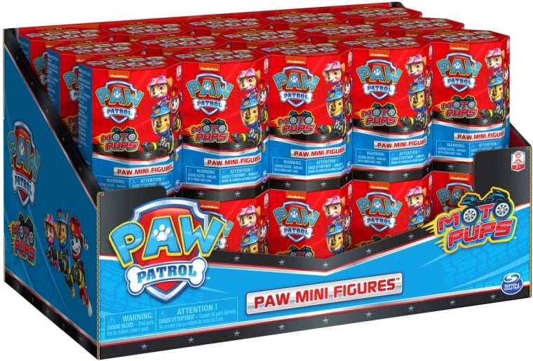 Mini figurină PATRULA CĂȚELUȘILOR Moto Pups – surpriză