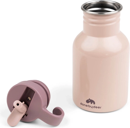 Done by Deer sticlă din oțel inoxidabil Ozzo roz 350 ml