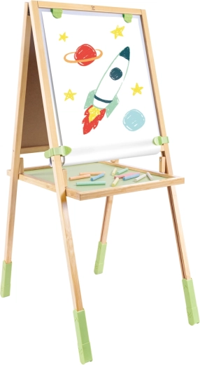 Tablă de desen din bambus pe suport