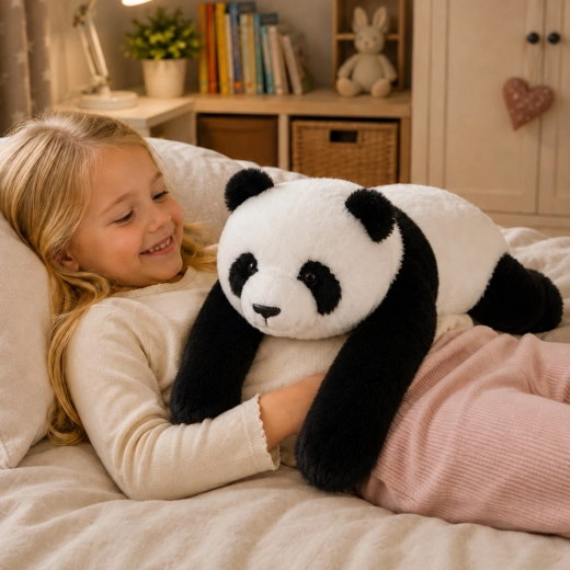 Panda extra mare și foarte drăgălașă (65 cm)