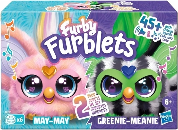 Hasbro Furby Furblets pachet dublu de mini prieteni interactivi