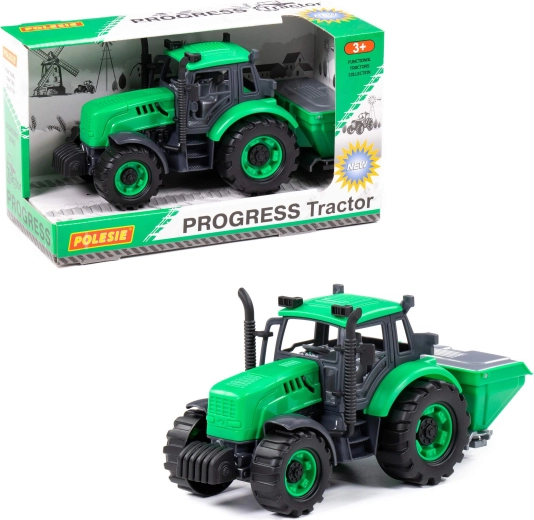 Tractor pentru copii Progress cu împrăștietor de îngrășământ - 1 bucată
