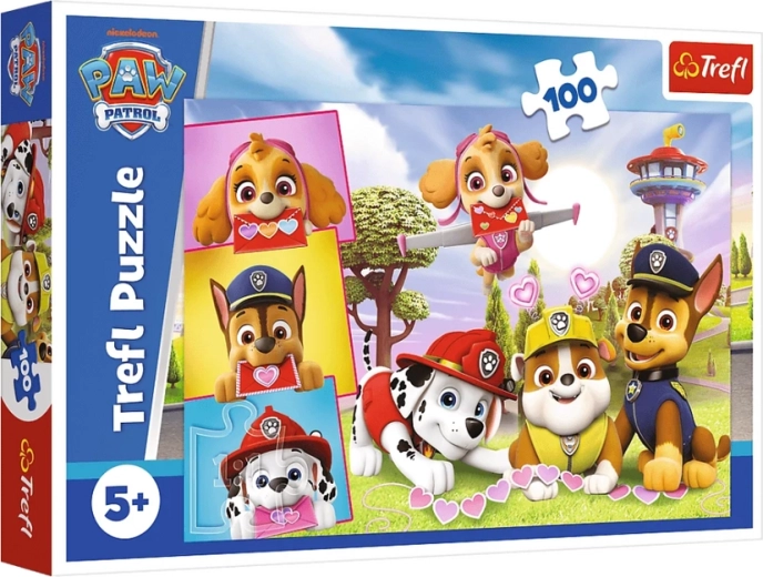 Puzzle 100 piese – Fete neînfricate – PAW PATROL – Trefl