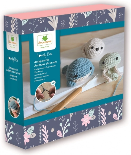 Lovely Box animale marine amigurumi croșetate