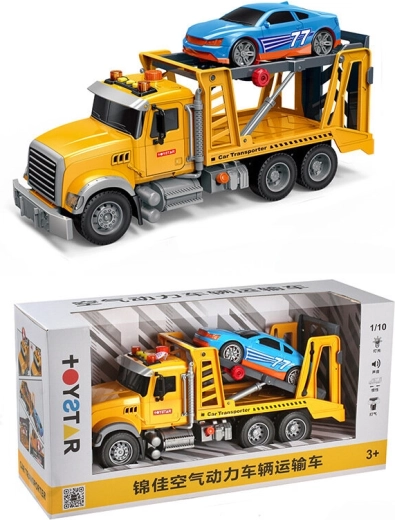 2 în 1 Mașină de tractare cu lumini și sunete reglabilă