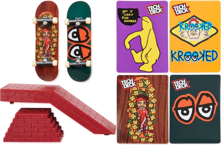 Două plăci de fingerboard KROOKED