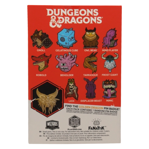 Pin de colecție aleator cu monștri iconici