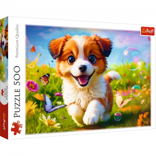 Puzzle Cățelul vesel 500 de piese