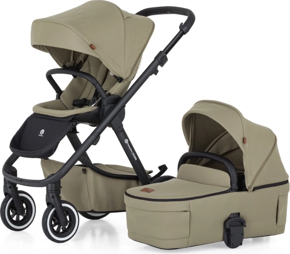 Petite&Mars cărucior combinat Icon 2în1 Mossy green lite air