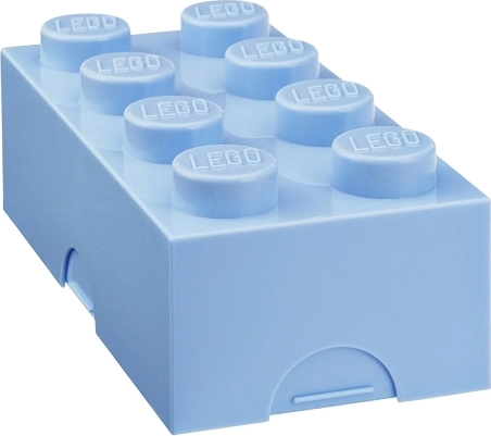 Cutie Lego pentru gustare albastru deschis