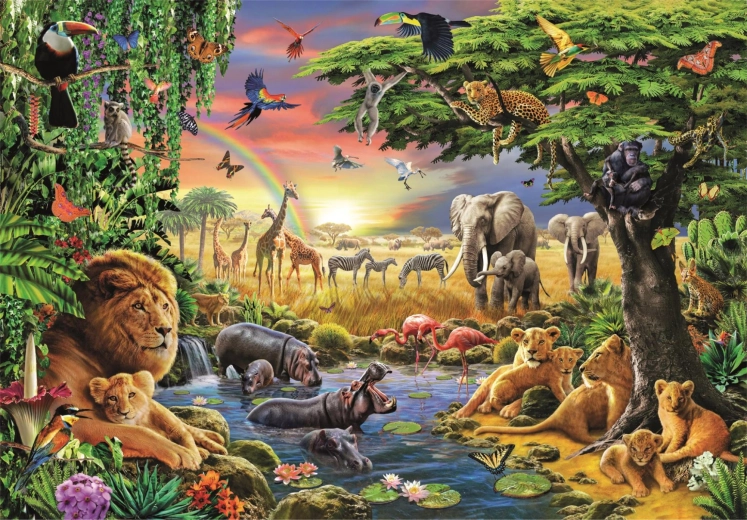 Puzzle Întâlnirea Africană 2000 piese